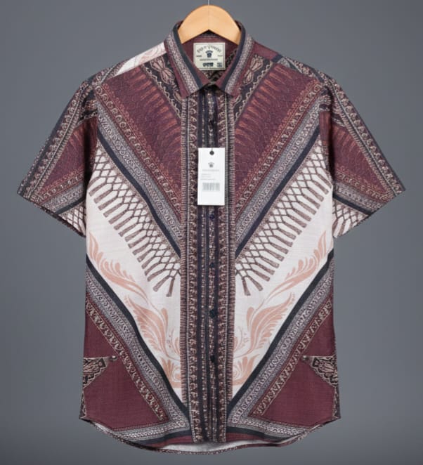 Half Sleeves Pannel Printed Shirts - Image 6