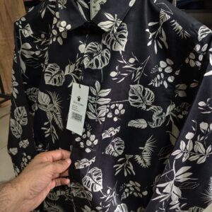 Black Floral Printed Shirt