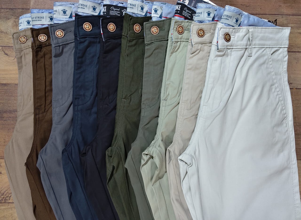 Cotton Casual Trousers (Chinos)