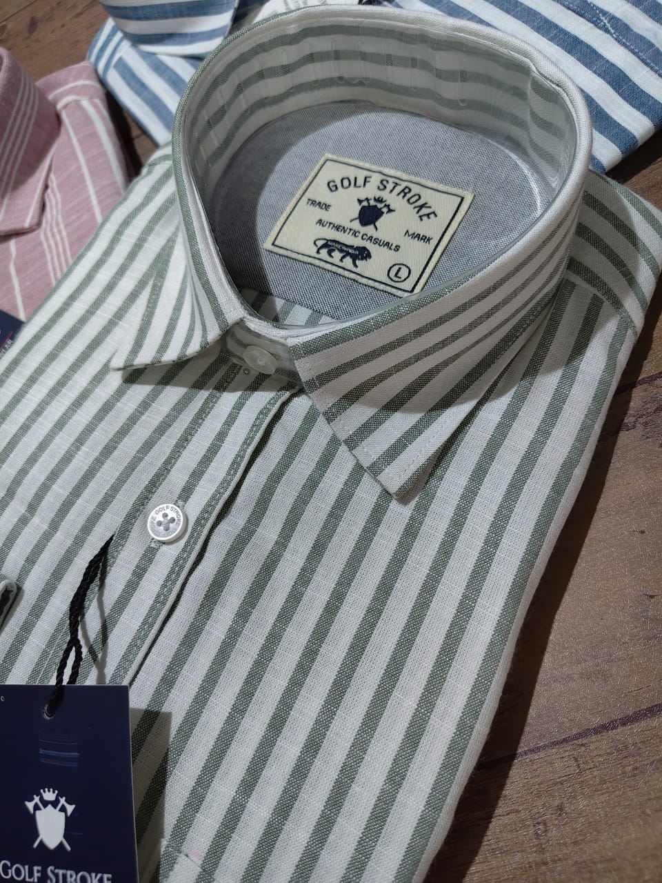 Linen Stripes Shirts