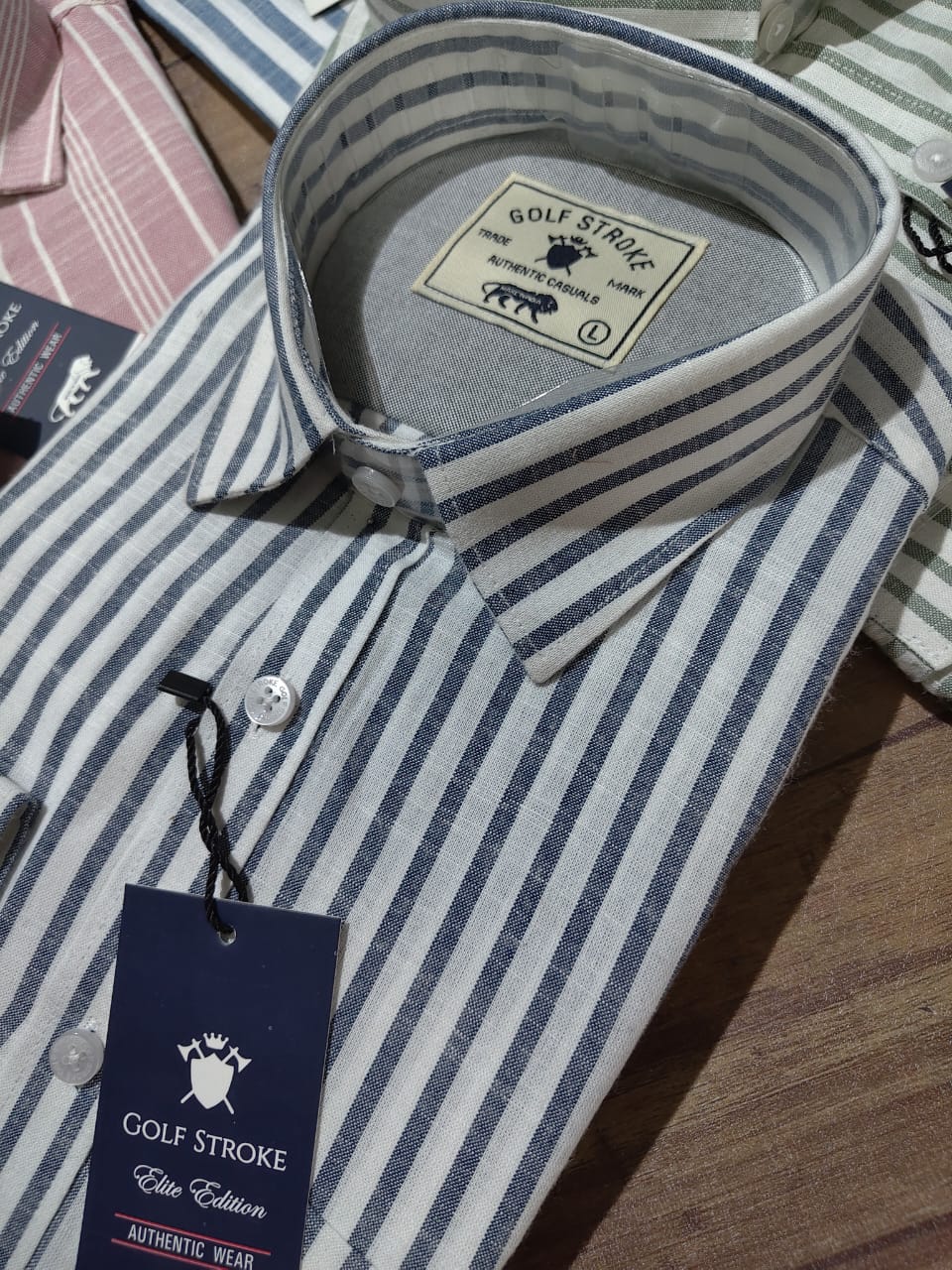 Linen Stripes Shirts