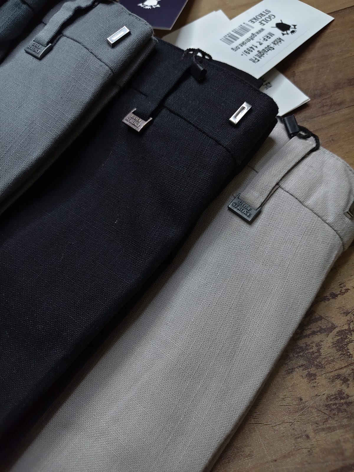 Linen Trousers - Straight Fit - Image 5