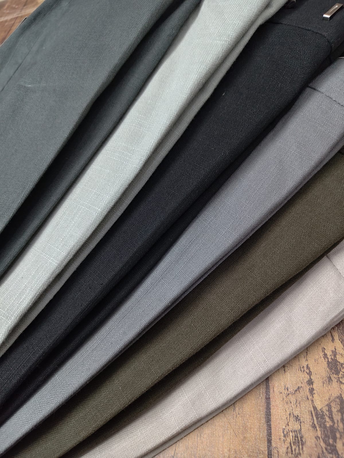 Linen Trousers - Straight Fit - Image 7