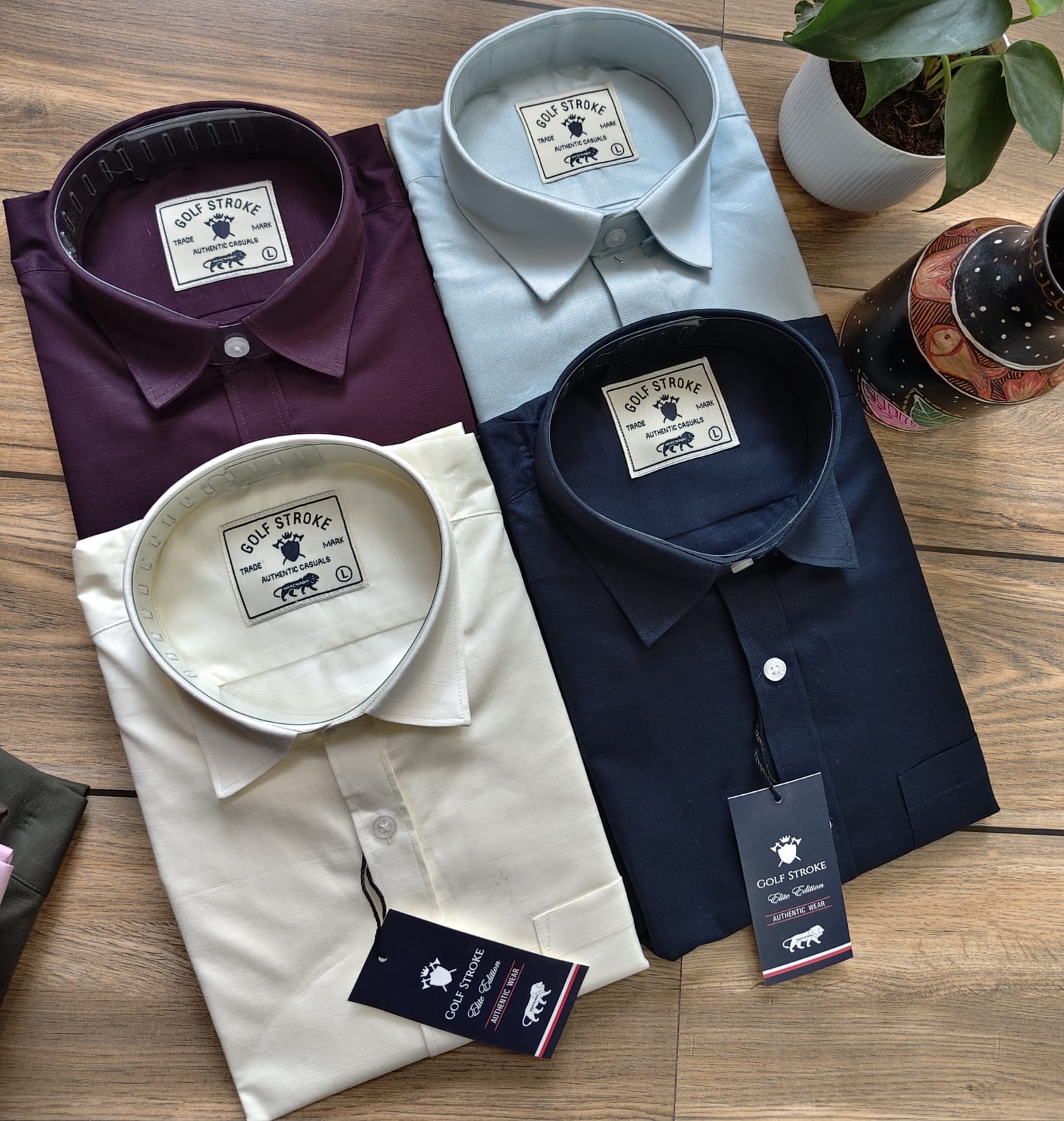 Linen Shirts - Full Sleeves - Image 7