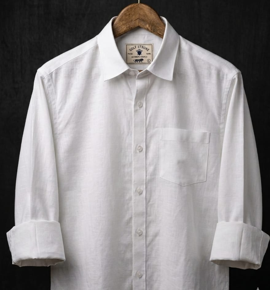 Linen Shirts - Full Sleeves - Image 8