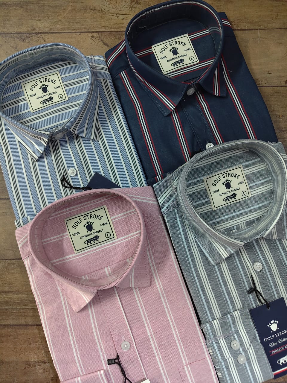 premium vertical stripes shirts