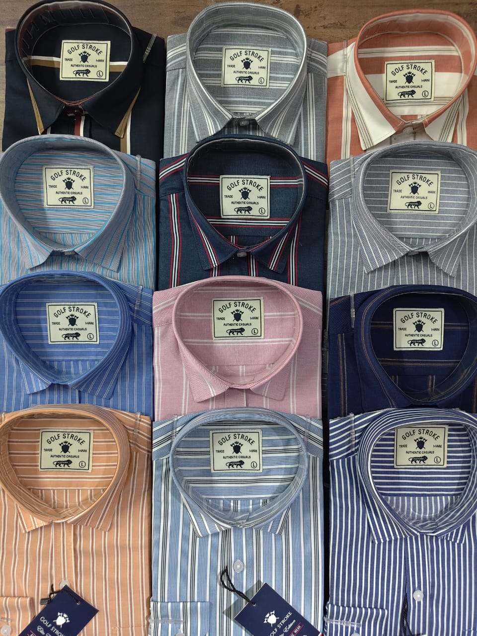 premium vertical stripes shirts